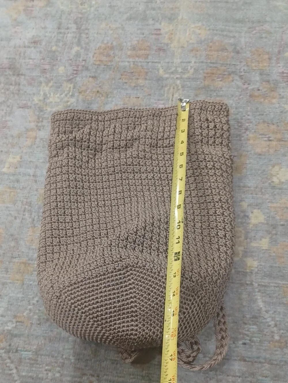 The Sak Crocheted Bucket Backpack